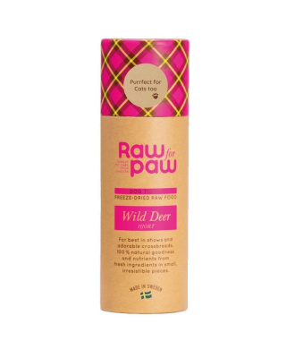 RAW for PAW Dziki jeleń liofilizowane przysmaki 45 g