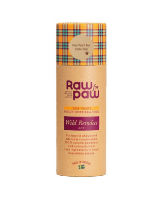 RAW for PAW Renifer liofilizowane przysmaki 45 g