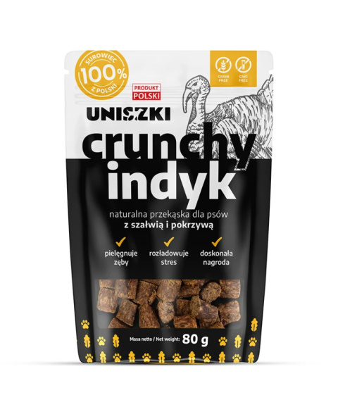 UNISZKI Crunchy indyk 80 g