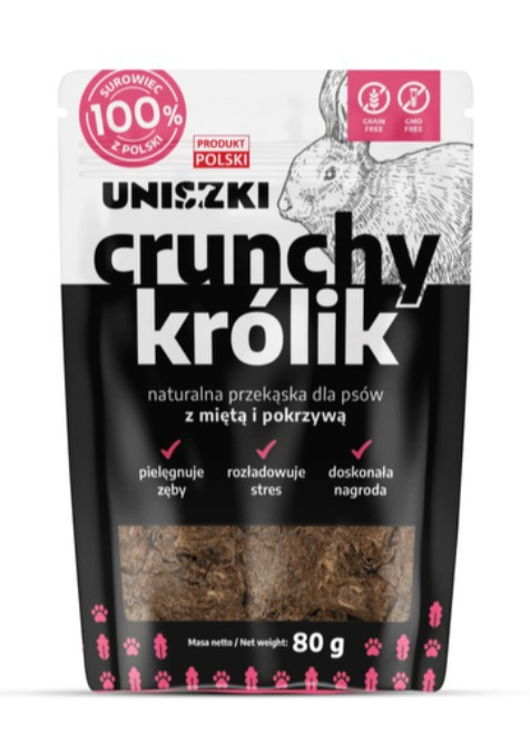 UNISZKI Crunchy królik 80 g