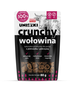 UNISZKI Crunchy wołowina 80 g