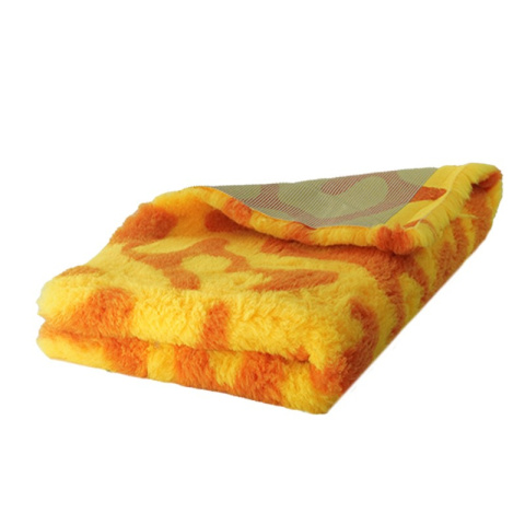 BUBA Dry bed legowisko antypoślizgowe żółto-pomarańczowe zawijasy BUBA Dry bed legowisko antypoślizgowe żółto-pomarańczowe zawijasy